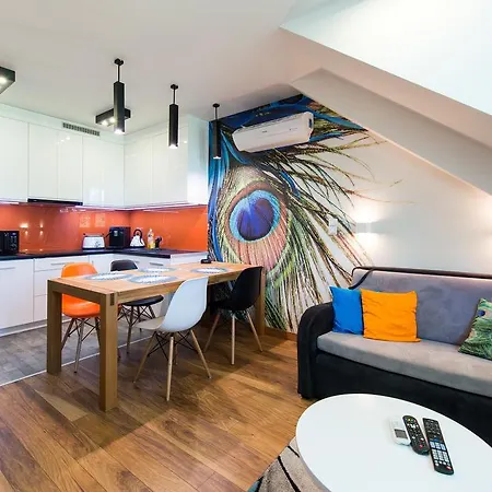 Charming 2-level - Podgorze, Old Town Apartman